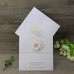 Handmade  Pocket Invitation Card Foil Printing Wedding Invitation Customized